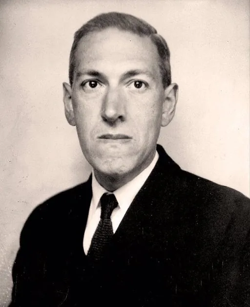 Portrait en noir et blanc d'un homme au visage allongé, cheveux courts, en costume sombre et cravate, regardant l'objectif.